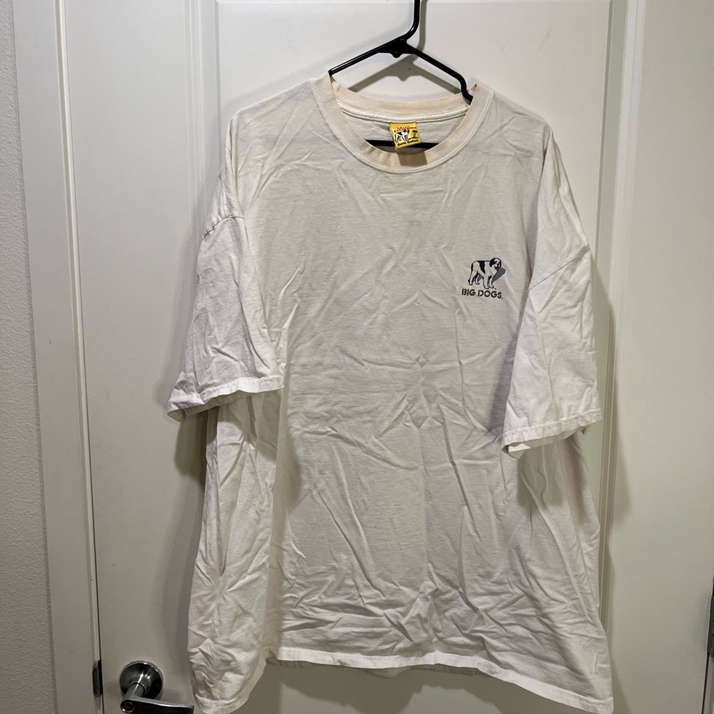 Big Dogs Classic White baggy Short Sleeve Tee